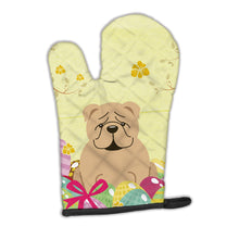 Load image into Gallery viewer, Easter Eggs English Bulldog Fawn Oven Mitt BB6124OVMT