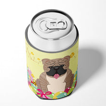 Load image into Gallery viewer, Easter Eggs English Bulldog Grey Brindle  Can or Bottle Hugger BB6126CC