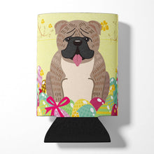 Load image into Gallery viewer, Easter Eggs English Bulldog Grey Brindle  Can or Bottle Hugger BB6126CC