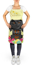 Load image into Gallery viewer, Easter Eggs Wire Haired Dachshund Black Tan Apron – Artist-Designed Kitchen, BBQ &amp; Craft Apron BB6127APRON