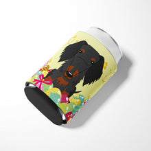 Load image into Gallery viewer, Easter Eggs Wire Haired Dachshund Black Tan Can or Bottle Hugger BB6127CC