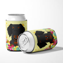 Load image into Gallery viewer, Easter Eggs Wire Haired Dachshund Black Tan Can or Bottle Hugger BB6127CC