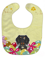 Load image into Gallery viewer, Easter Eggs Wire Haired Dachshund Dapple Baby Bib BB6128BIB