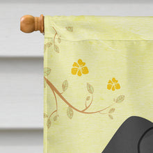 Load image into Gallery viewer, Easter Eggs Wire Haired Dachshund Dapple Flag Canvas House Size BB6128CHF