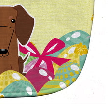Load image into Gallery viewer, Easter Eggs Dachshund Red Brown Baby Bib BB6130BIB