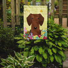 Load image into Gallery viewer, Easter Eggs Dachshund Red Brown Garden Flag - Outdoor Decorative Yard Flag BB6130GF