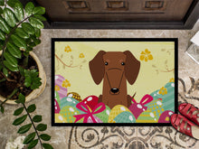 Load image into Gallery viewer, Easter Eggs Dachshund Red Brown Doormat - 24x36 Decorative Floor Mat – Indoor/Outdoor Rug with Artistic Flair BB6130JMAT