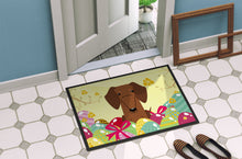 Load image into Gallery viewer, Easter Eggs Dachshund Red Brown Doormat - 24x36 Decorative Floor Mat – Indoor/Outdoor Rug with Artistic Flair BB6130JMAT