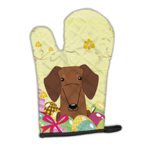 Load image into Gallery viewer, Easter Eggs Dachshund Red Brown Oven Mitt BB6130OVMT