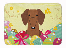 Load image into Gallery viewer, Easter Eggs Dachshund Red Brown Machine Washable Memory Foam Mat BB6130RUG