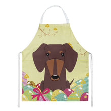 Load image into Gallery viewer, Easter Eggs Dachshund Chocolate Apron – Artist-Designed Kitchen, BBQ &amp; Craft Apron BB6131APRON