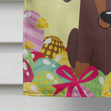 Load image into Gallery viewer, Easter Eggs Dachshund Chocolate Flag Canvas House Size BB6131CHF