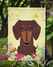 Load image into Gallery viewer, Easter Eggs Dachshund Chocolate Garden Flag - Outdoor Decorative Yard Flag BB6131GF
