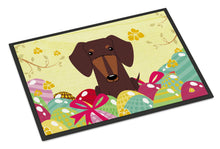 Load image into Gallery viewer, Easter Eggs Dachshund Chocolate Doormat - 24x36 Decorative Floor Mat – Indoor/Outdoor Rug with Artistic Flair BB6131JMAT