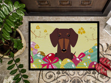 Load image into Gallery viewer, Easter Eggs Dachshund Chocolate Doormat - 18x27 Decorative Floor Mat – Indoor/Outdoor Rug with Artistic Flair BB6131MAT