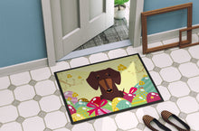 Load image into Gallery viewer, Easter Eggs Dachshund Chocolate Doormat - 18x27 Decorative Floor Mat – Indoor/Outdoor Rug with Artistic Flair BB6131MAT