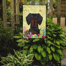 Load image into Gallery viewer, Easter Eggs Dachshund Black Tan Garden Flag - Outdoor Decorative Yard Flag BB6132GF