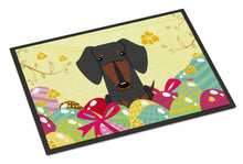 Load image into Gallery viewer, Easter Eggs Dachshund Black Tan Doormat - 18x27 Decorative Floor Mat – Indoor/Outdoor Rug with Artistic Flair BB6132MAT
