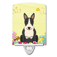 Load image into Gallery viewer, Easter Eggs Bull Terrier Black White Ceramic Night Light BB6133CNL