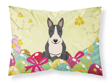 Load image into Gallery viewer, Easter Eggs Bull Terrier Black White Fabric Standard Pillowcase – Artistic Decorative Front, White Back BB6133PILLOWCASE
