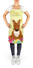 Load image into Gallery viewer, Easter Eggs Bull Terrier Red Apron – Artist-Designed Kitchen, BBQ &amp; Craft Apron BB6134APRON