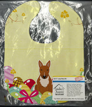 Load image into Gallery viewer, Easter Eggs Bull Terrier Red Baby Bib BB6134BIB