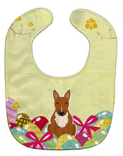 Load image into Gallery viewer, Easter Eggs Bull Terrier Red Baby Bib BB6134BIB