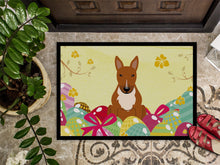 Load image into Gallery viewer, Easter Eggs Bull Terrier Red Doormat - 24x36 Decorative Floor Mat – Indoor/Outdoor Rug with Artistic Flair BB6134JMAT