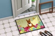 Load image into Gallery viewer, Easter Eggs Bull Terrier Red Doormat - 24x36 Decorative Floor Mat – Indoor/Outdoor Rug with Artistic Flair BB6134JMAT