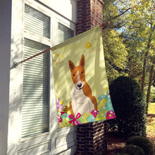 Load image into Gallery viewer, Easter Eggs Bull Terrier Red White Flag Canvas House Size BB6135CHF
