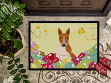 Load image into Gallery viewer, Easter Eggs Bull Terrier Red White Doormat - 18x27 Decorative Floor Mat – Indoor/Outdoor Rug with Artistic Flair BB6135MAT