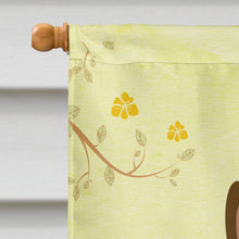 Load image into Gallery viewer, Easter Eggs Bull Terrier Dark Brindle Flag Canvas House Size BB6136CHF