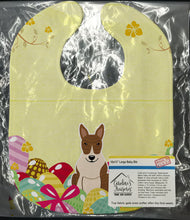 Load image into Gallery viewer, Easter Eggs Bull Terrier Brindle Baby Bib BB6137BIB