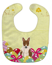 Load image into Gallery viewer, Easter Eggs Bull Terrier Brindle Baby Bib BB6137BIB