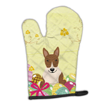 Load image into Gallery viewer, Easter Eggs Bull Terrier Brindle Oven Mitt BB6137OVMT