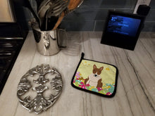 Load image into Gallery viewer, Easter Eggs Bull Terrier Brindle Pot Holders - Set of 2 - Heat-Resistant Kitchen Essentials BB6137PTHD