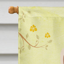Load image into Gallery viewer, Easter Eggs Bull Terrier White Flag Canvas House Size BB6138CHF