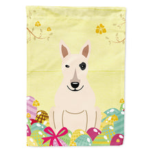 Load image into Gallery viewer, Easter Eggs Bull Terrier White Flag Canvas House Size BB6138CHF