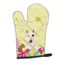 Load image into Gallery viewer, Easter Eggs Bull Terrier White Oven Mitt BB6138OVMT