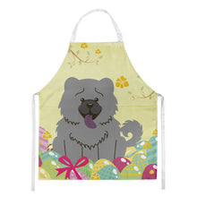 Load image into Gallery viewer, Easter Eggs Chow Chow Blue Apron – Artist-Designed Kitchen, BBQ &amp; Craft Apron BB6139APRON