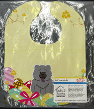 Load image into Gallery viewer, Easter Eggs Chow Chow Blue Baby Bib BB6139BIB
