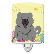Load image into Gallery viewer, Easter Eggs Chow Chow Blue Ceramic Night Light BB6139CNL
