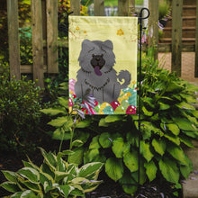 Load image into Gallery viewer, Easter Eggs Chow Chow Blue Garden Flag - Outdoor Decorative Yard Flag BB6139GF