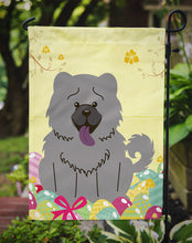 Load image into Gallery viewer, Easter Eggs Chow Chow Blue Garden Flag - Outdoor Decorative Yard Flag BB6139GF