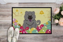 Load image into Gallery viewer, Easter Eggs Chow Chow Blue Doormat - 18x27 Decorative Floor Mat – Indoor/Outdoor Rug with Artistic Flair BB6139MAT