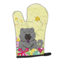 Load image into Gallery viewer, Easter Eggs Chow Chow Blue Oven Mitt BB6139OVMT