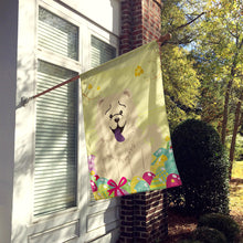 Load image into Gallery viewer, Easter Eggs Chow Chow White Flag Canvas House Size BB6140CHF