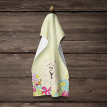 Load image into Gallery viewer, Easter Eggs Chow Chow White Kitchen Towel – Artistic Dish Towel for Everyday Use BB6140KTWL