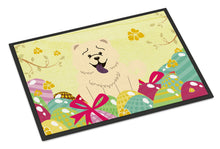Load image into Gallery viewer, Easter Eggs Chow Chow White Doormat - 18x27 Decorative Floor Mat – Indoor/Outdoor Rug with Artistic Flair BB6140MAT