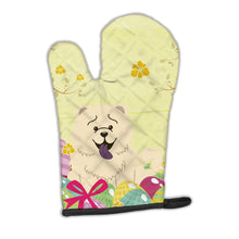 Load image into Gallery viewer, Easter Eggs Chow Chow White Oven Mitt BB6140OVMT